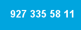 927 335 58 11 927 335 58 11